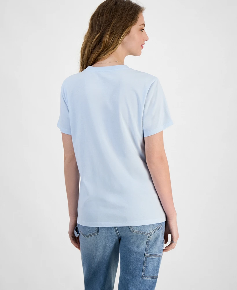 Grayson Threads, The Label Juniors' Celestial Butterfly Graphic T-Shirt