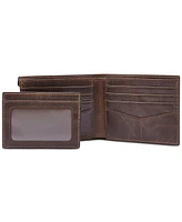 Men's Fossil Derrick 2 In1 Bifold Leather Wallet
