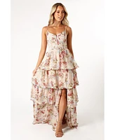Petal and Pup Women's Mito Tiered Maxi Dress