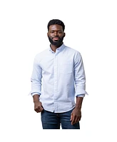 Hope & Henry Men's Organic Cotton Seersucker Button Down Shirt