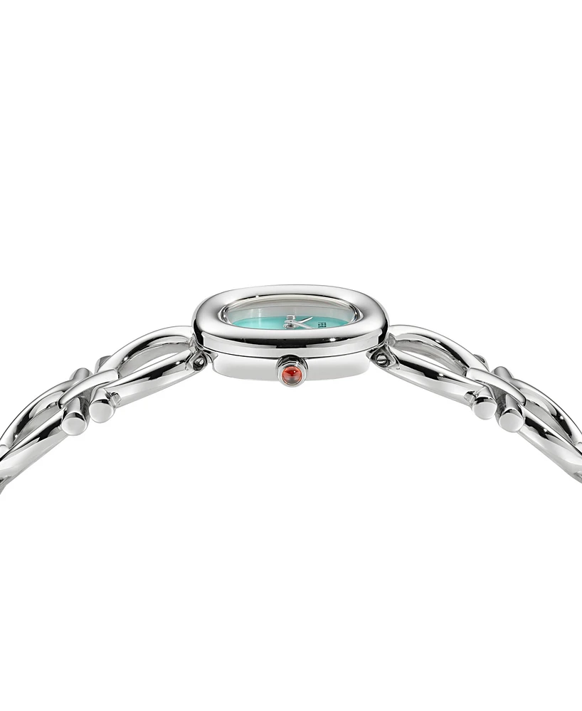 Ferragamo Women's Swiss Double Gancini Stainless Steel Link Bracelet Watch 25mm