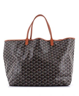 Pre-Owned Goyard Gm Saint Louis Tote Printed Coated Canvas
