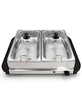 Elite Cuisine 5 Quart Stainless Steel Electric Buffet Server