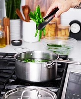 Heritage Steel X Eater 5-Ply Stainless Steel 4-Qt. Saucepan with Lid