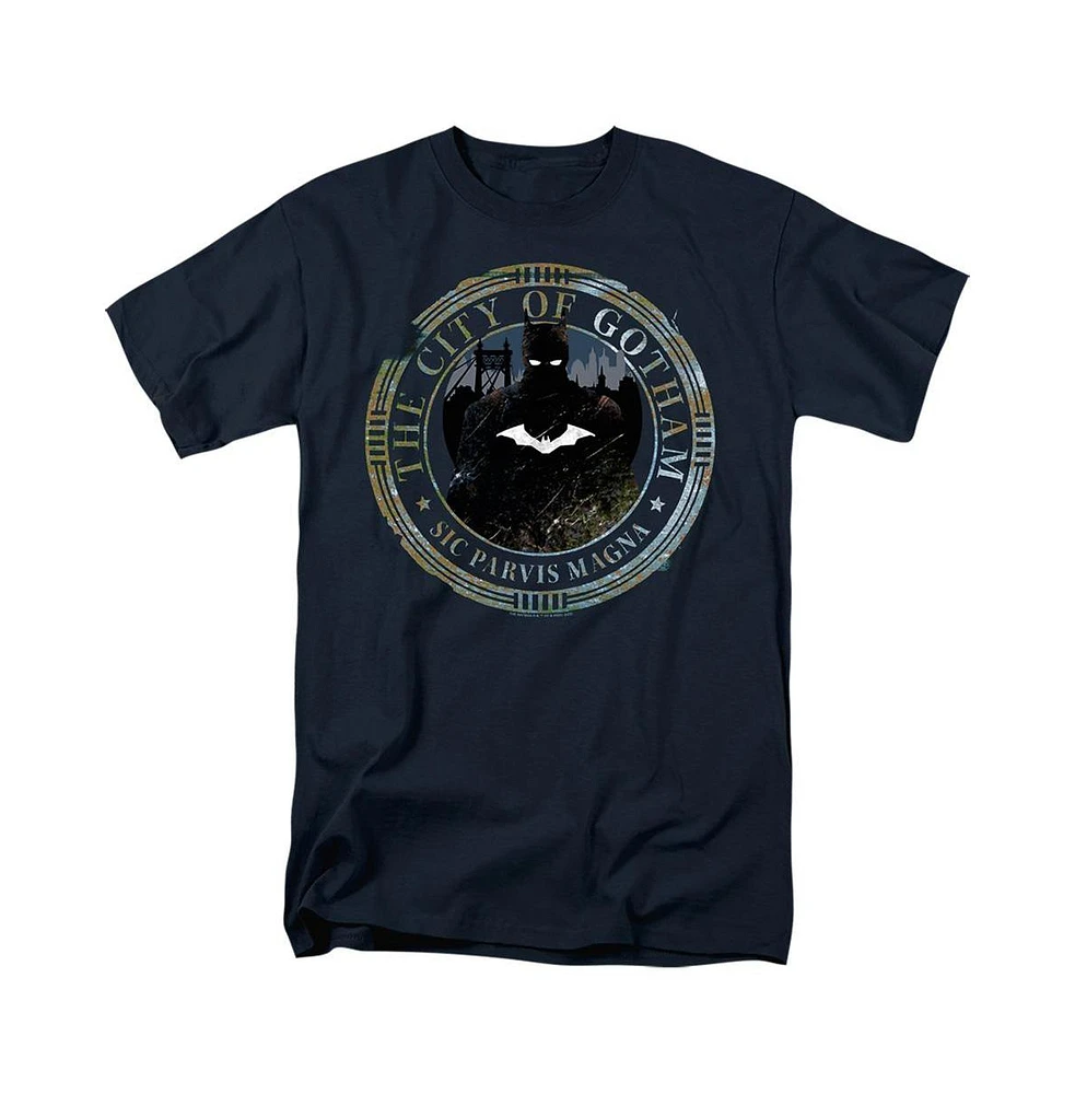 The Batman Mens (2022) Gotham Seal Short Sleeve Adult T-Shirt