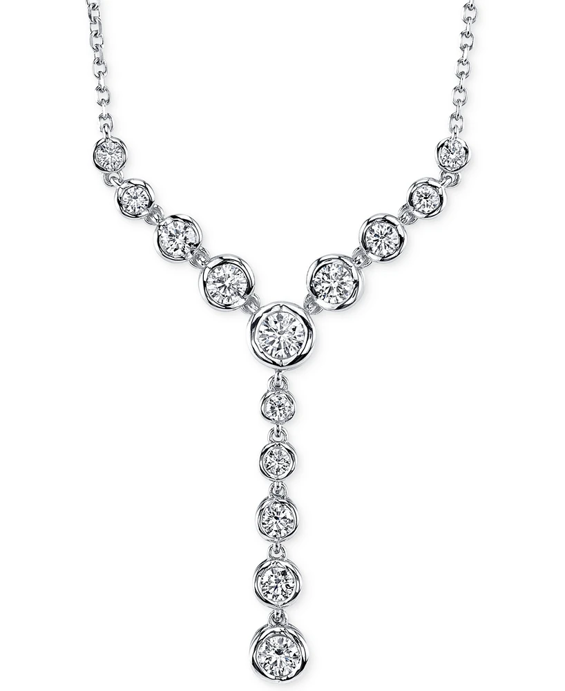 Sirena Diamond Lariat Necklace (1 ct. t.w) in 14k Gold or White Gold