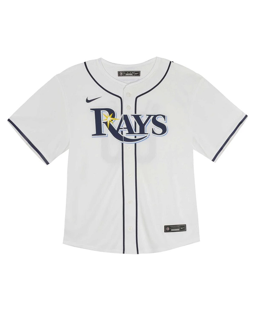 Nike Big Boys and Girls White Tampa Bay Rays Home Game Jersey