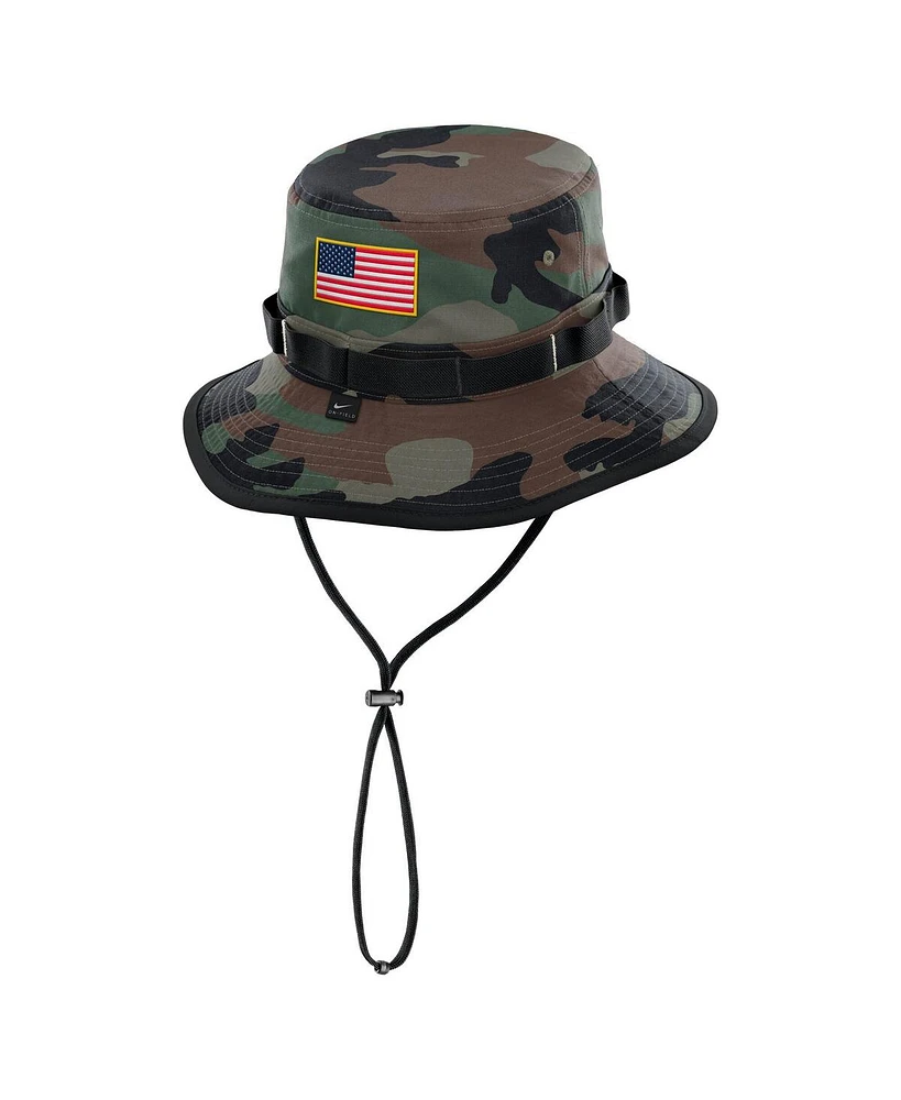 Nike Men's Camo Kentucky Wildcats 2024 Military Appreciation Apex Bucket Hat