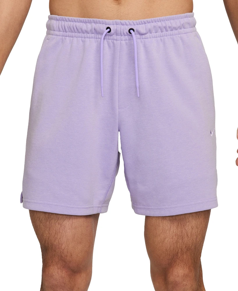 Nike Men's Primary Fleece Dri-fit Relaxed-Fit Uv 7" Performance Shorts