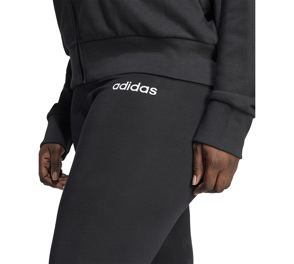 adidas Plus The Essentials Cotton-Blend Logo Leggings