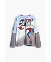 Desigual Boys Boys's Combined Spiderman T-shirt