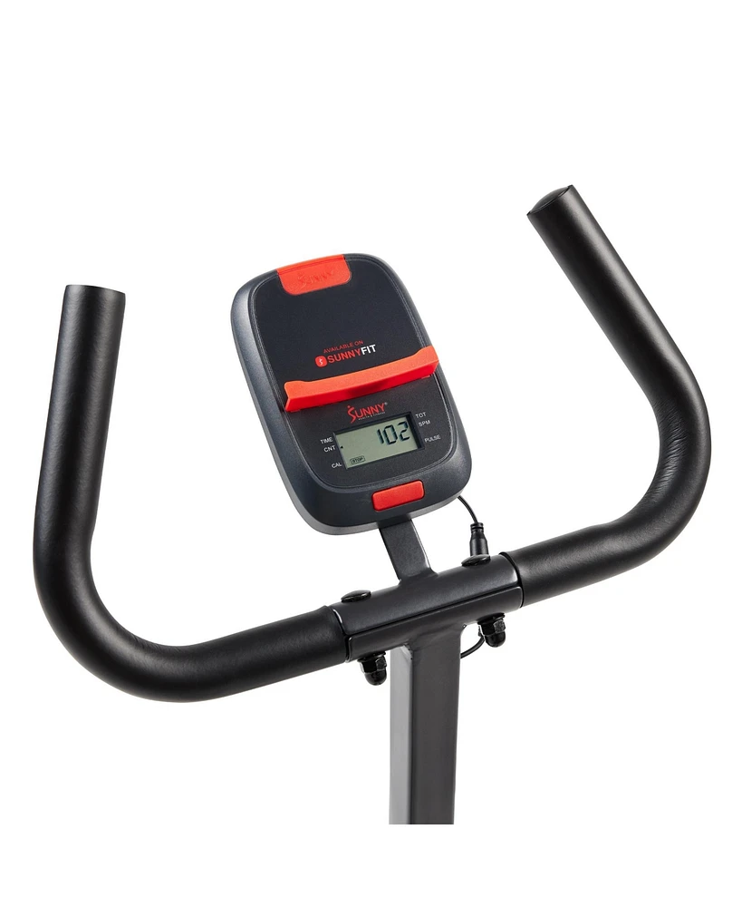 Sunny Health & Fitness Smart Foldable Stair Stepper, Vertical Climber Cardio Exercise Machine with Free SunnyFit App via Bluetooth