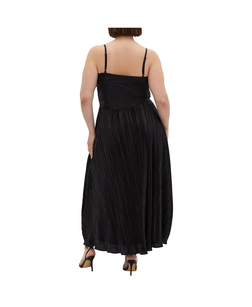 Plus Kamila Cowl Neck Dress