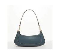 Susu Leather Saddle Bag Off White Crossbody Purse Cream Women's Handbag