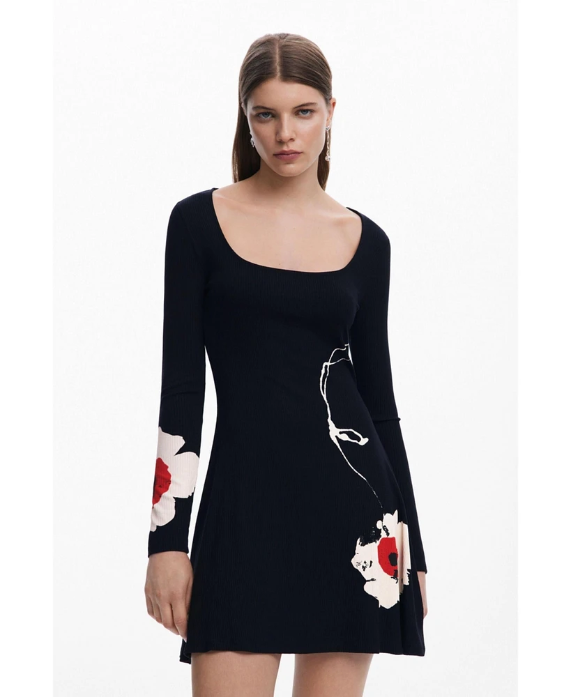 Desigual Women's Short floral dress