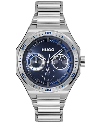 Hugo Boss Men's Grail Sport Quartz Multifunction Stainless-Steel Watch, 44mm