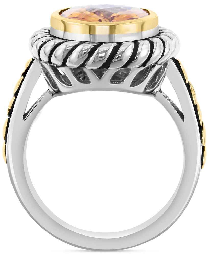 Effy Citrine (5-1/2 ct. t.w.) Oval Ring in Sterling Silver