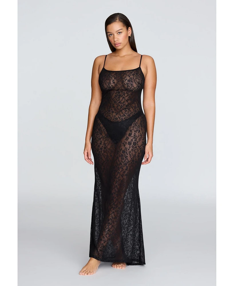 Cuup Women's The Long Slip Dress - Botanical Lace