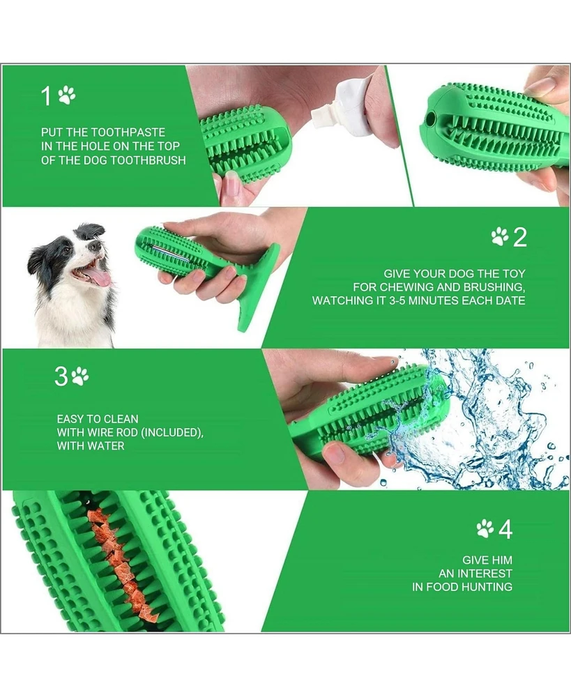 Furry Fido Dog Toothbrush Chew Toy