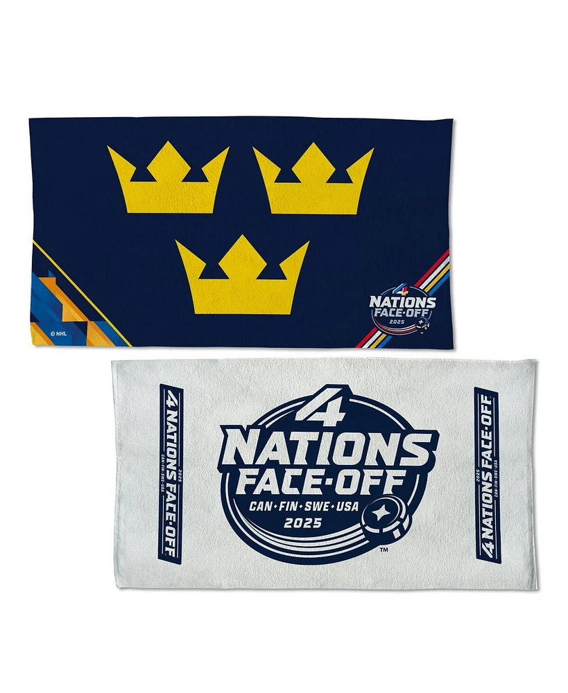 Wincraft Sweden 2025 4 Nations Face-Off Locker Room 22'' x 42'' Double-Sided Towel