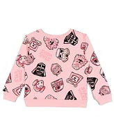 Star Wars Toddler Girls The Mandalorian Yoda French Terry Sweatshirt to
