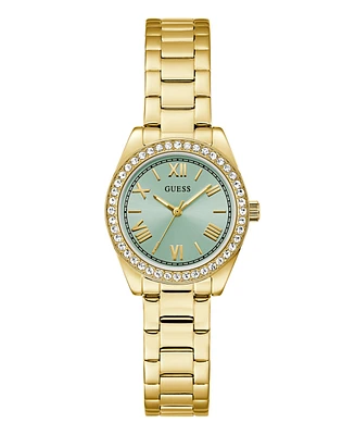 Guess Women's Analog Gold-Tone Steel Watch, 30mm