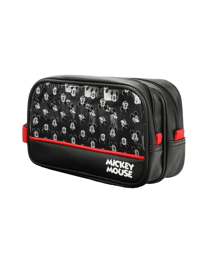 Disney Mickey Mouses 9" Dual Compartment Toiletry Bag