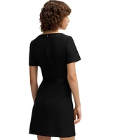 Boss by Hugo Women's Ribbon Detail Slim-Fit Dress