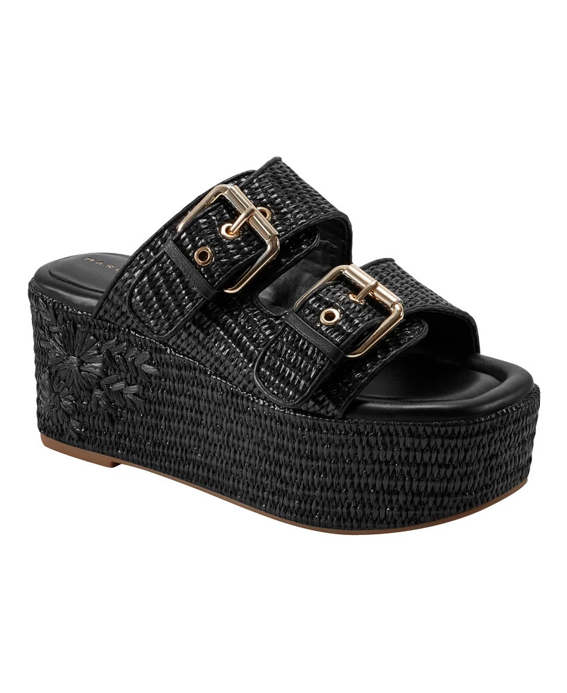 Marc Fisher Ltd Women's Poppy High Platform Wedge Sandals