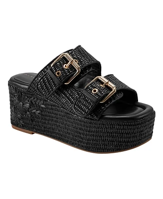 Marc Fisher Ltd Women's Poppy High Platform Wedge Sandals