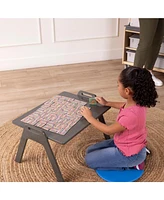 ECR4Kids Table2Go, White Wash, 1