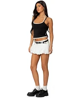 Edikted Women's Roya Layered Halter Tank Top