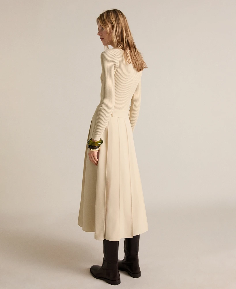 Mango Women's Combined Woven Dress