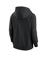 Nike Women's Black Philadelphia Eagles Super Bowl Lix Champions Tailsweep Pullover Top