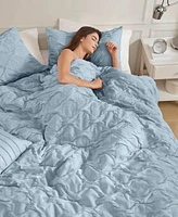 510 Design Bailey Diamond Pucker Woven -Pc. Comforter Set