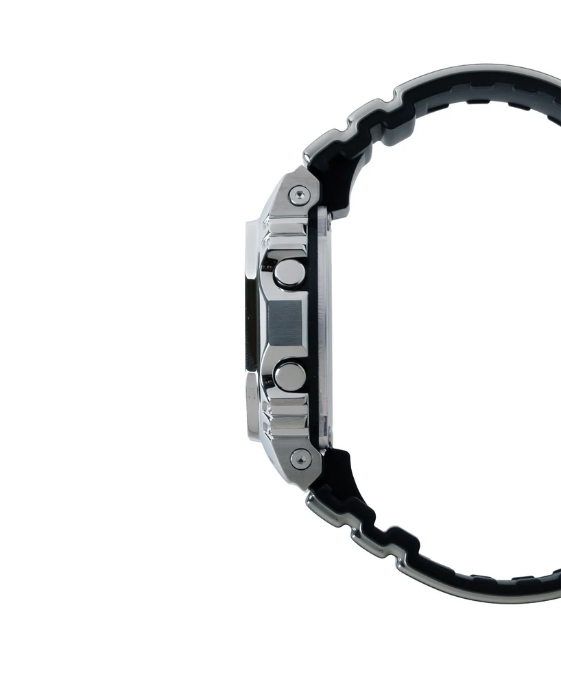 G-Shock Men's Silver-Tone Silicone Watch