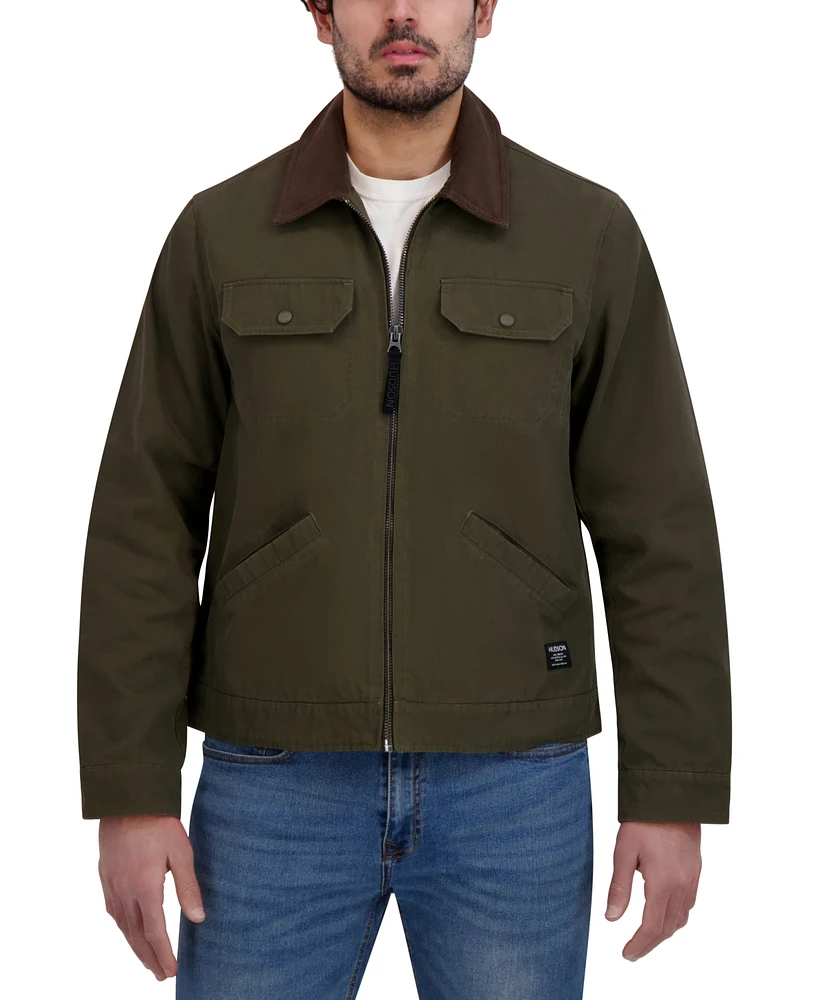 Hudson Men's Cotton Canvas Trucker Jacket
