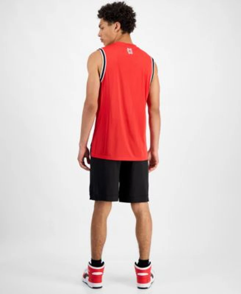 Puma Mens Logo Basketball Tank Top Shorts