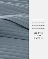 ienjoy Home Stripe Stitch 2-Pc. Quilt Set, Twin/Twin Xl