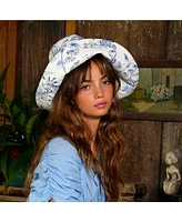 Brunna.co Nau Botanica Hat In Indigo Blue