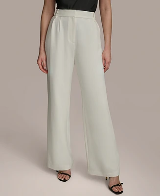 Donna Karan New York Women's Pleated Wide-Leg Pants
