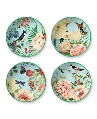 Certified International Flora Soup Bowls, Set of 4, Service for 4