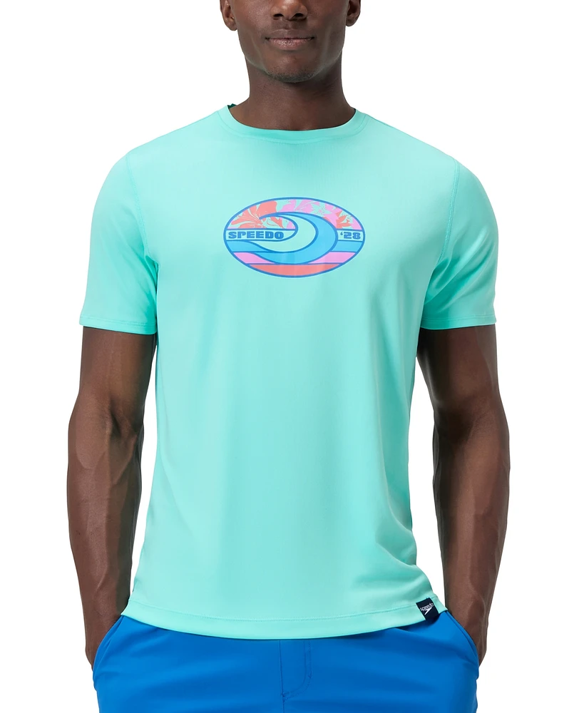 Speedo Men's Short Sleeve Performance Graphic T-Shirt
