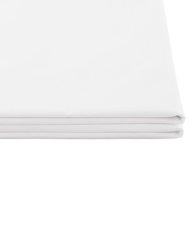 Tommy Hilfiger Solid 200-Thread Count Hem Stripe Cotton Percale -Pc. Sheet Set