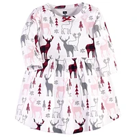 Hudson Baby Girls Twin Long-Sleeve Dress Bundle