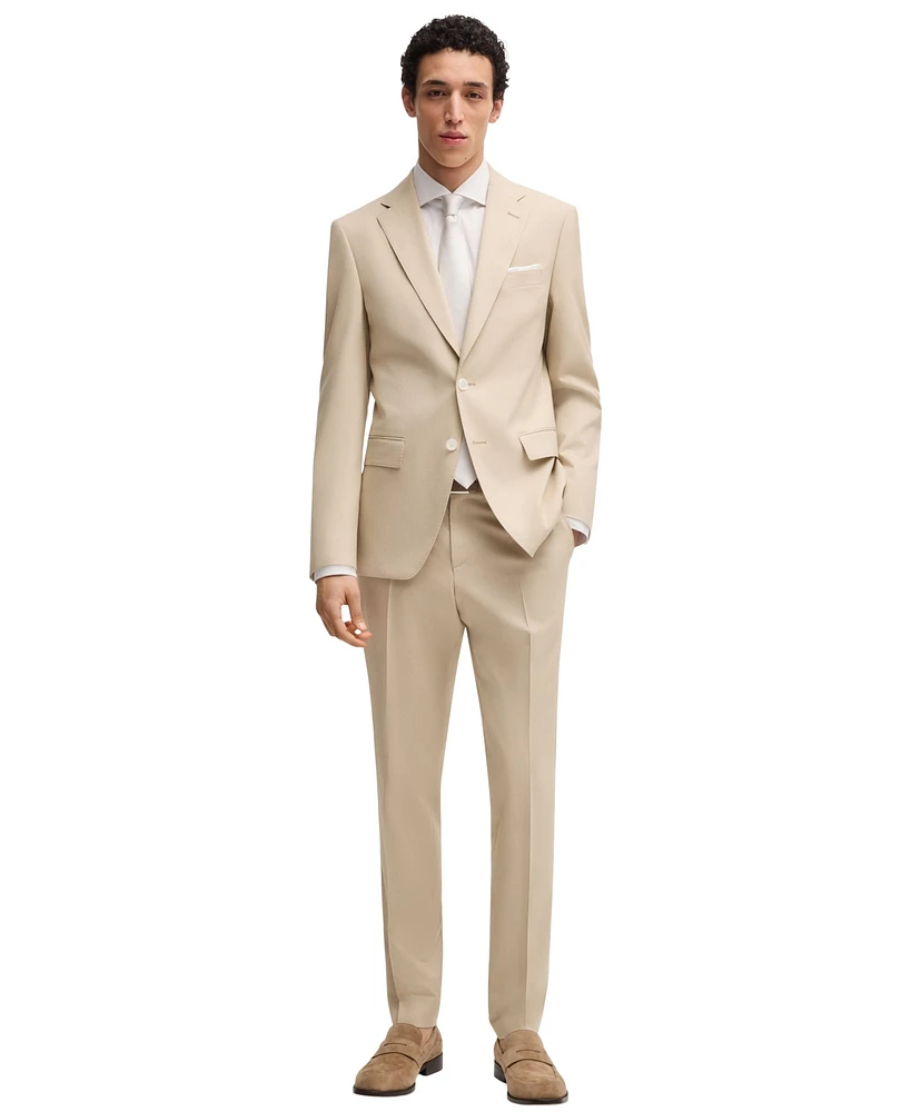Boss by Hugo Men's Stretch Chiffon Slim-Fit Blazer