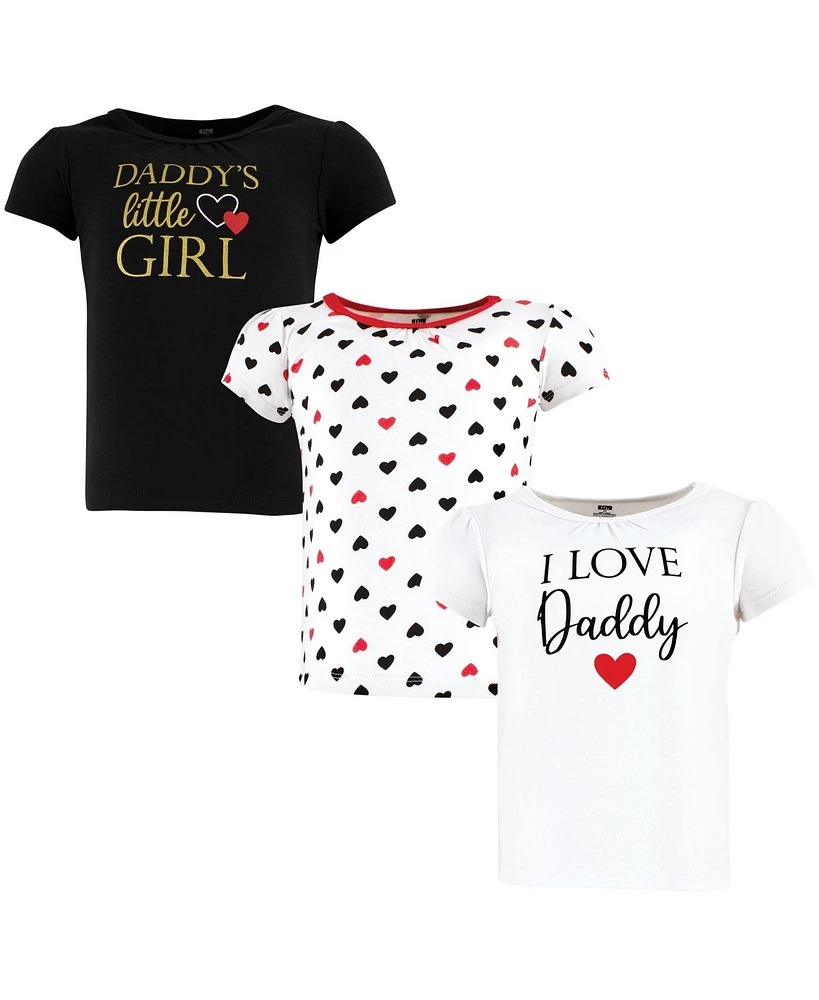 Hudson Baby Girls 3Pk Short Sleeve T-Shirts