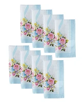 Elrene Rose Cottage Engineered Napkins, Set of 8