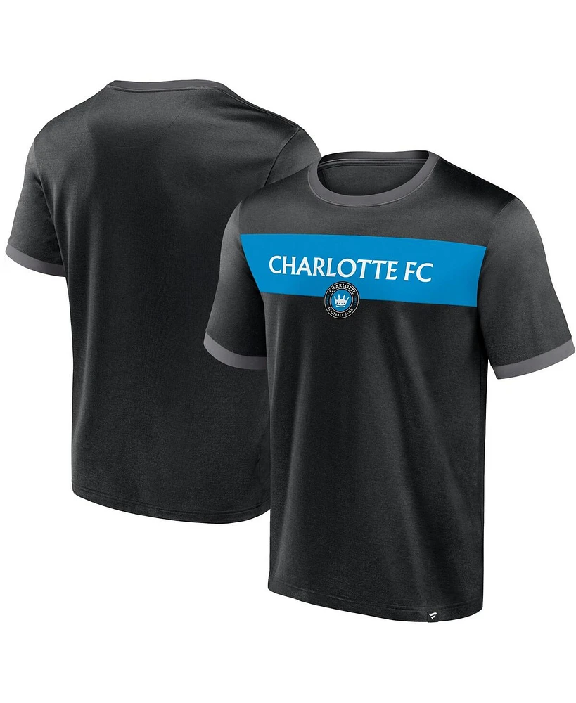 Fanatics Men's Black Charlotte Fc Advantages T-Shirt