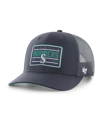 '47 Brand Men's Navy Seattle Mariners Hardline Trucker Adjustable Hat